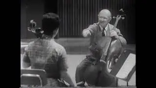 PABLO CASALS Masterclass - Brahms, Sonata No  1 in E minor Op  38 - Part 1