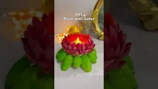 Pista shell Lotus / easy craft ideas #shorts #diy #viralshort #decor #craftideas #pistashellcraft