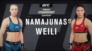 #UFC268 #RoseNamajunas vs #WeiliZhang Strawweight Title Fight Simulation EA SPORTS&trade; UFC&reg; 4