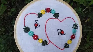 Couple Love Embroidery Pattern | Embroidery For Beginners | Bibco Art Vista #9