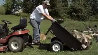 Dump Cart with Foot Pedal - 500-Lb. Capacity