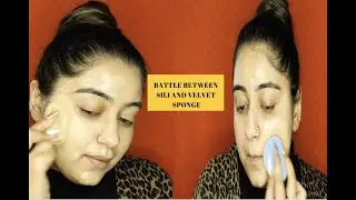 COMPARISON/BATTLE BETWEEN SILI SPONGE AND MIICRO FIBER BLENDER||Kanika kapahi