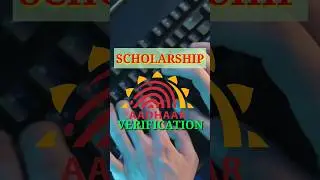 Scholarship Aadhar Verification Problem #shorts
