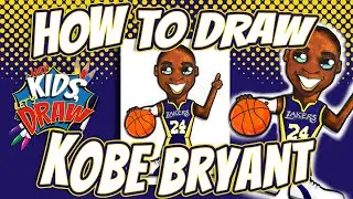 How to Draw Kobe Bryant for Kids