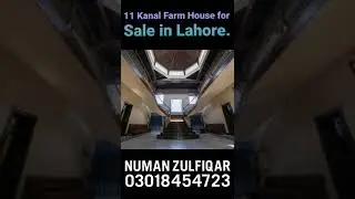 2021 Model 11 kanal Farm House For Sale Lahore | Owner Build Corner Hot Location | Numan Zulfiqar
