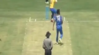 Bikash Singh ct Santhosh  b Vengat | Manipur vs Puducherry | U23 One Day League and Knockout 2018-19