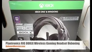 Plantronics RIG 800LX Wireless Gaming Headset Unboxing