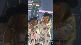 Beyonce & Blue Ivy - Formation (Live on Cowboy Carter Tour) #beyonce #blueivy #blueivydancing #live