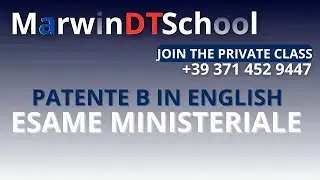 QUIZ PATENTE B IN ENGLISH ESAME MINISTERIALE WITH EXPLANATIONS N83-84