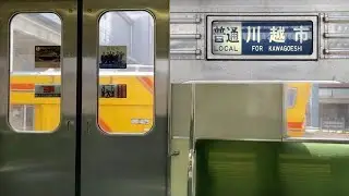 上福岡-新河岸-川越 東武東上線10000系11003F 普通 川越市行き 走行音