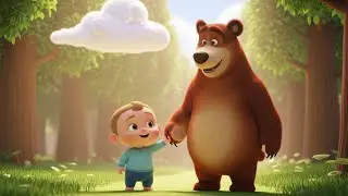 Baby and Bear Counting 1 to 10 Rhyme | Animal Counting Song for Kids