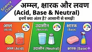 अम्ल, क्षार और लवण | Class 10 Science Chapter 2 Full Explanation