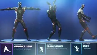 ALL *NEW* SEASON 4 DANCE + SPRAYPAINT EMOTES SHOWCASE! SEASON 4 DANCE EMOTES (Hype, Orange Justice)