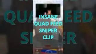 INSANE SNIPER QUAD FEED IN WARZONE #Shorts #Warzone
