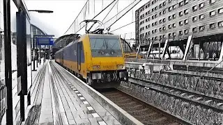 Treinen in Amsterdam Centraal (27 Juli 2020)