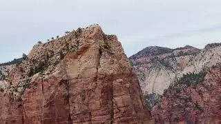 Angel's Landing from top of Shune's Buttress (5.11+, 7-8p) Zion NP, UT