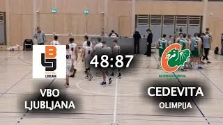 U19 1.SKL  VBO Ljubljana - Cedevita Olimpija  6.3.2022