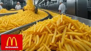Voc&ecirc; n&atilde;o imagina como  a BATATA FRITA &eacute; produzida! Processo Industrial Completo