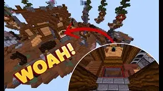 INSANE! FAKE STAIR TROLL (Minecraft Skywars Trolling)