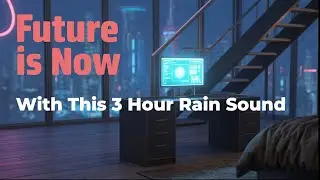 Deep Sleep 3 Hours | Tranquil Futuristic Cityscape
