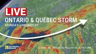 LIVE TRACKING: Blizzard Conditions Create Dangerous Travel in Ontario & Quebec