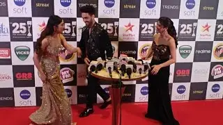 Ye Rishta kya kehlata hai Samrudhi Shukla Rohit Purohit Meets Shivangi Joshi at ITA Awards 