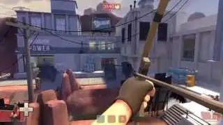 TF2: Epic Bow and Arrow kill on spy