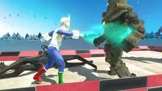 Ultraman Fight to the End - Simulation of an Animal Rebellion Battle