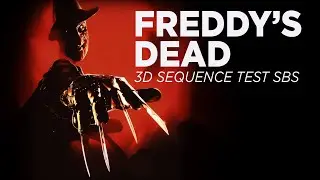 FREDDYS DEAD 3D SEQUENCE -  Experimental 2D to 3D Conversion in full color