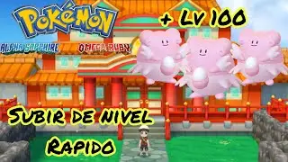 Pokémon Rubi Omega/Zafiro Alfa- como subir de nivel rapido