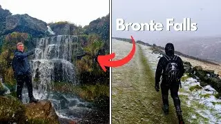 A Snowy Walk To Bronte Falls - Haworth
