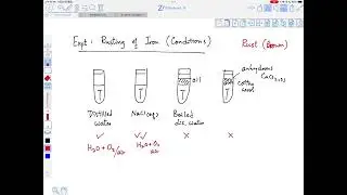 Chapter Eleven: Corrosion of Metals and their Protection - Condition of Rusting