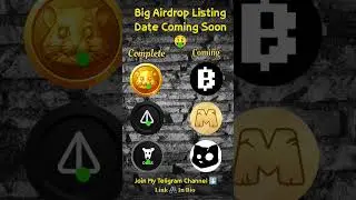 Three Coin Listing Date Coming Soon #shorts #youtubeshorts #crypto #memecoin #blum #memefi #cats