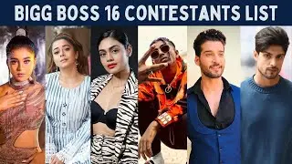 Bigg Boss 16: Full and final list of contestants