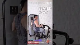 Muscle D Vogue Seated Row (S-V-SR) Commerical Selectorized Machine.