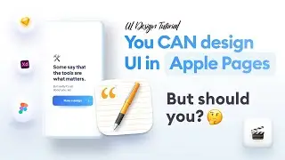 UI Design in Apple Pages?
