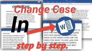 Ms word change case|MS word sentence case |lower case,Upper case,Toggle case.