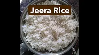 Perfectly Fluffy Jeera Rice: #jeerarice #jeeraricerecipe #flavouredrice #cumminsrice