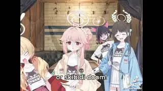 Reisa Interrupts the After School Dessert Club With Christmas Brainrot | Blue Archive Meme