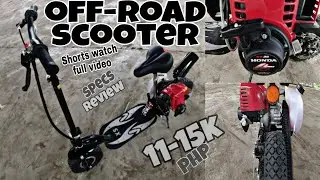 Super Tipid No Need  License OR CR | X5 4 Stroke ChinaPed Full Review Scooter