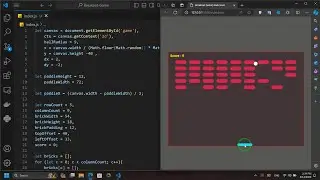ASMR Programing Breakout Game with HTML, CSS and JavaScript
