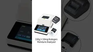 BS001-110g/10mg halogen moisture analyzer#laboratory #factory #laboratorywork #moistureanalyzer