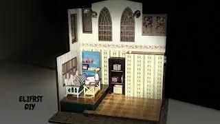 Adding Interior Details to a Modern Flower House 🌺 | DIY Miniature