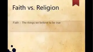 Faith vs Religion