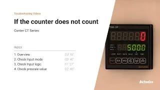 Учебник Autonics : Если счетчик не считает.