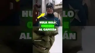 💥 HULK S&Oacute;LO LE HACE CASO AL CAPI POR ESTO #marvel #ucm #ironman #curiosidadesdemarvel