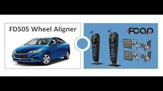 5D Wheel Aligner FD505 Unboxing and Target Assemblance