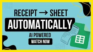 Receipt OCR Tutorial | Automate Expense Tracking with AI in Google Sheets