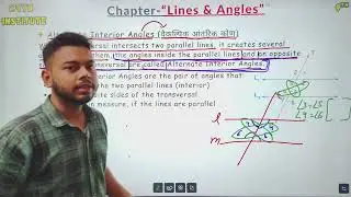 Alternate Interior Angles / Lines & Angles / Basic Part-19 / #GauravKanchhiwalSir