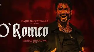 O'Romeo movie trailer out, featuring Sahid kapoor, Tripti Dimri, Nana Patekar.